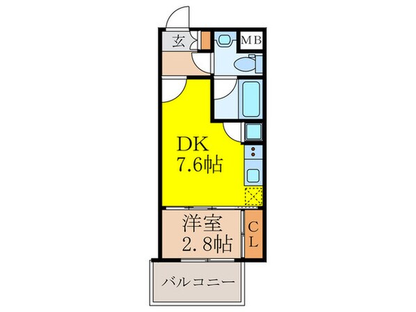 SERENiTE新大阪の物件間取画像